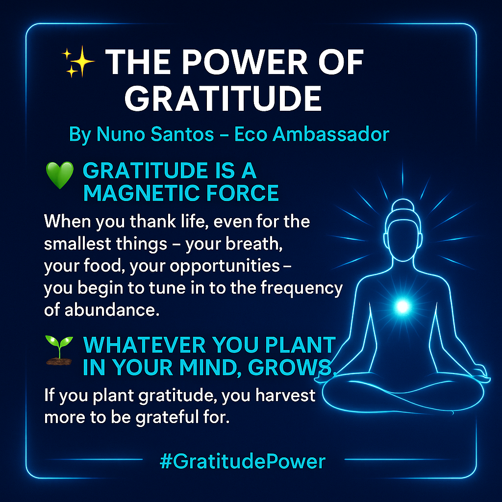 🌟 THE POWER OF GRATITUDE 🌟 – POSITIVE MINDSET, THE POWER OF ACTION!!