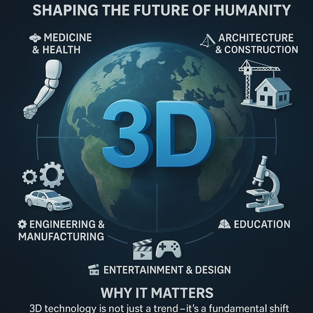 3d Tech Development 3D TECHNOLOGY AND ITS IMPORTANCE FOR HUMANITY! – POSITIVE MINDSET, THE ...